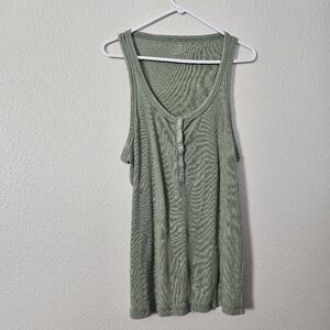 Aerie Sage Green Tank Top Sz XXL